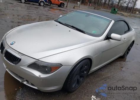 2005 BMW 645Ci from USA, damaged, VIN WBAEK73445B324732